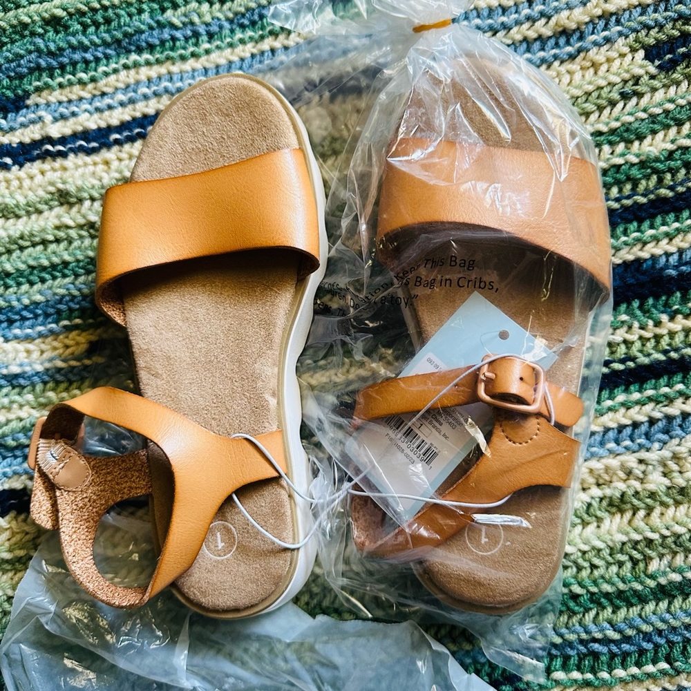 Cat & Jack Tan Sandals Versatile Summer Footwear